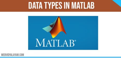 Data Types in Matlab - Web Vidyalayam