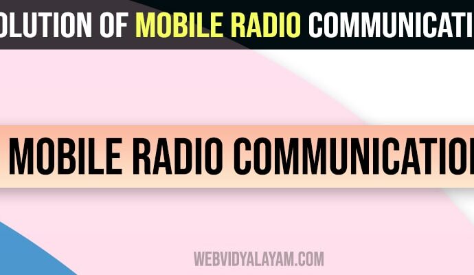 Evolution of mobile radio communication