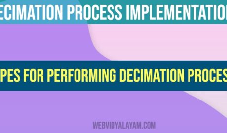 Decimation process implementation