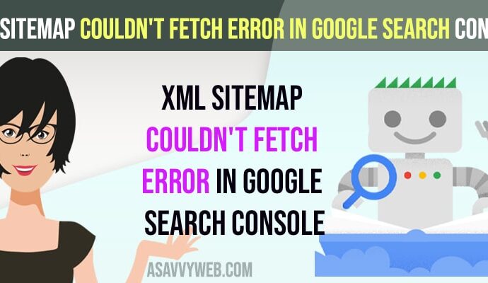 XML Sitemap couldn't fetch error in Google Search Console