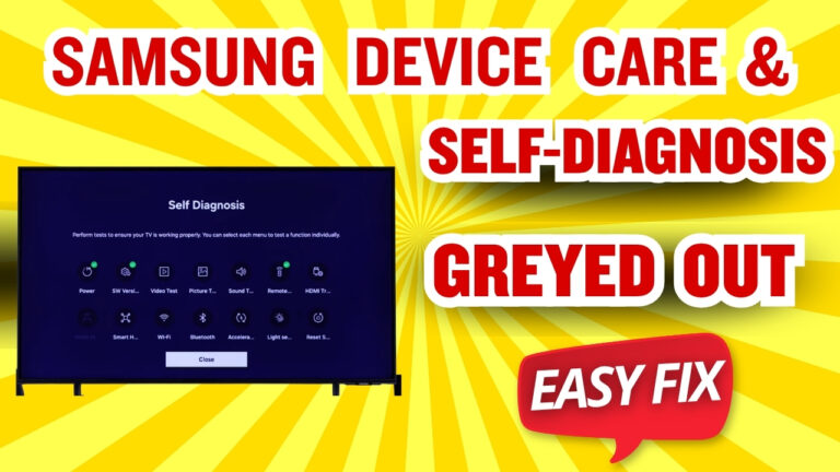 Samsung Device Care & Self-Diagnosis Greyed Out: Root Cause & Engineering Recovery Protocol