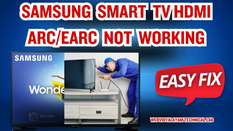 Samsung Smart TV HDMI ARC/eARC Not Working? Easy Fixes That Actually Work (2026 Guide)